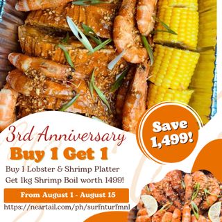 Extended! Buy1Get1 Lobsters + Shrimp Image