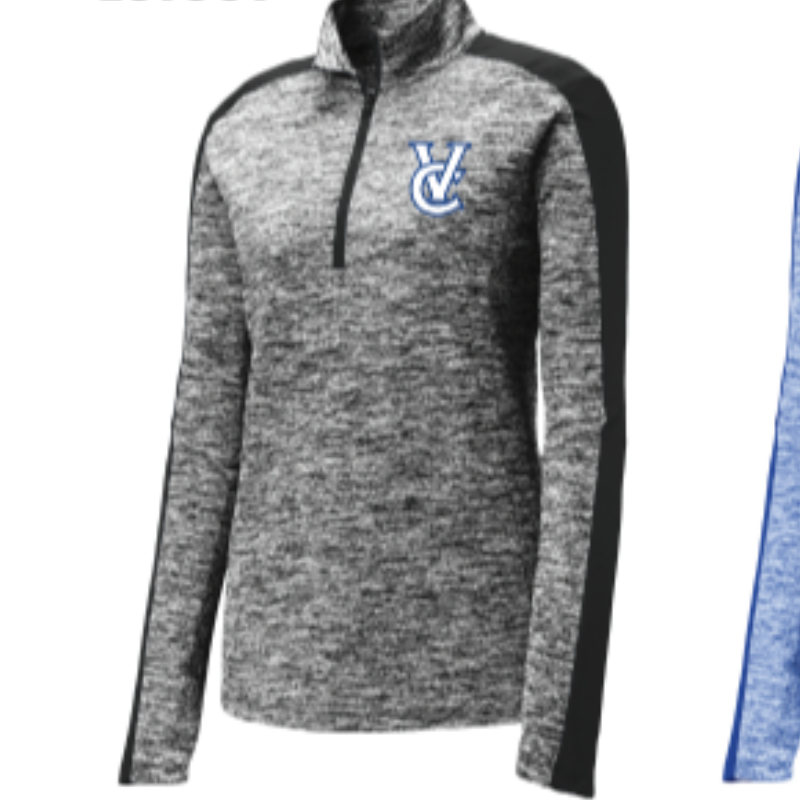 Women's Sport Tek VC Half Zip (2 color options) - Thumbnail (Preview) 2