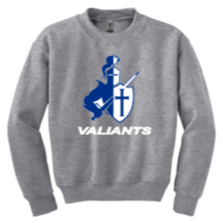 Youth Valiant Crewneck Sweatshirt (3 color options) - Thumbnail 2