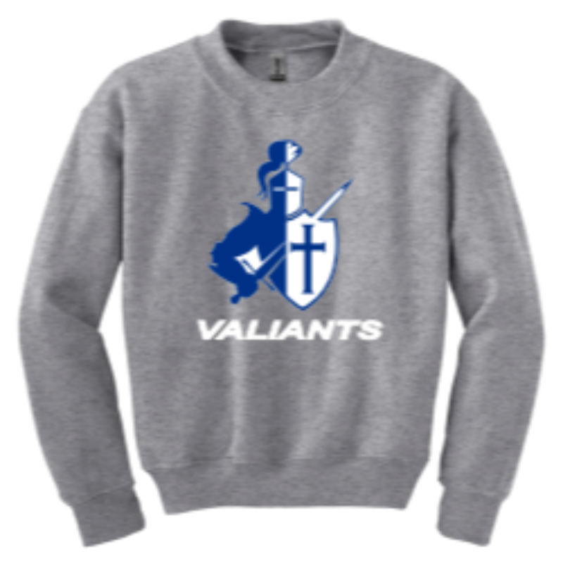 Youth Valiant Crewneck Sweatshirt (3 color options) - Thumbnail (Preview) 2