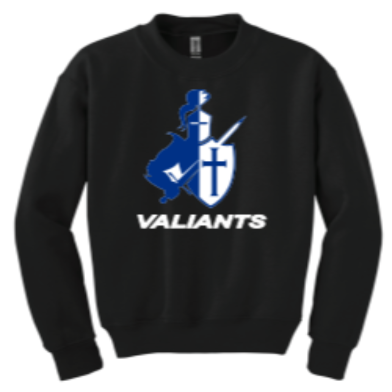 Youth Valiant Crewneck Sweatshirt (3 color options) - Thumbnail (Preview) 3