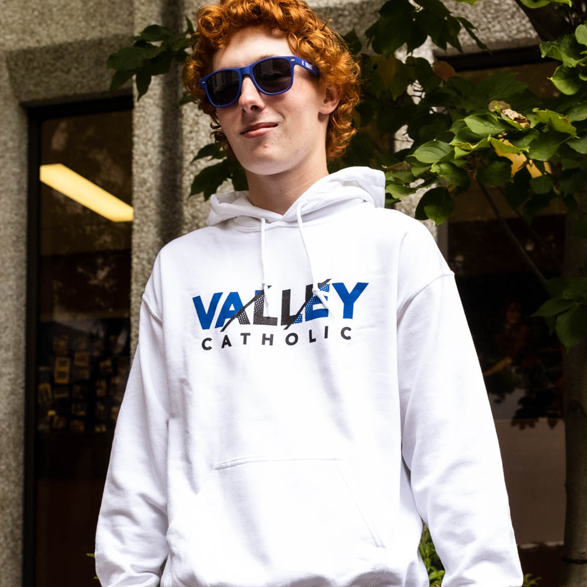 Valley Catholic Slash Hoodie (4 color options)  Main Image