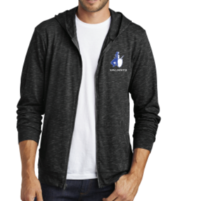 Men's Lightweight Full Zip Hoodie (2 color options) - Thumbnail (Preview) 2