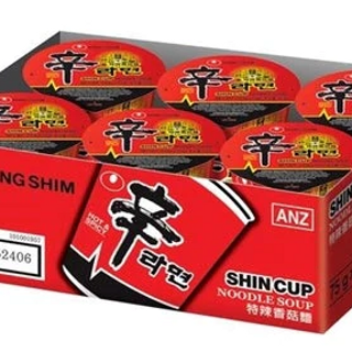 Shin ramen vaso (6 pzas)