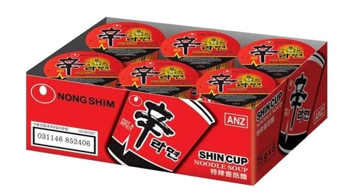 Shin ramen vaso (6 pzas)