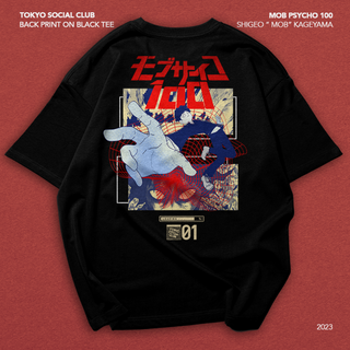 Mob Psycho 100 on Black Tee