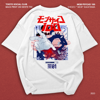 Mob Psycho 100 on White Tee