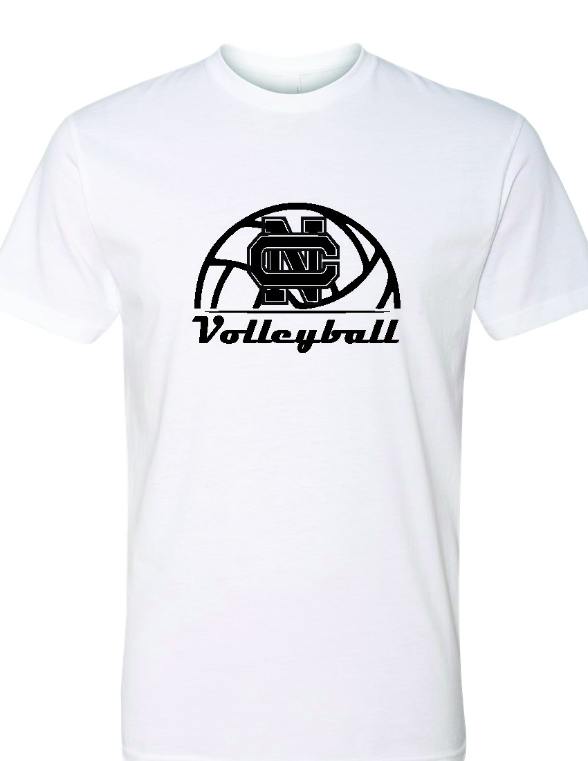 White T-shirt Black Font