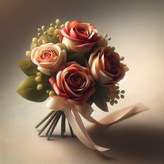 3 roses - mini bouquet