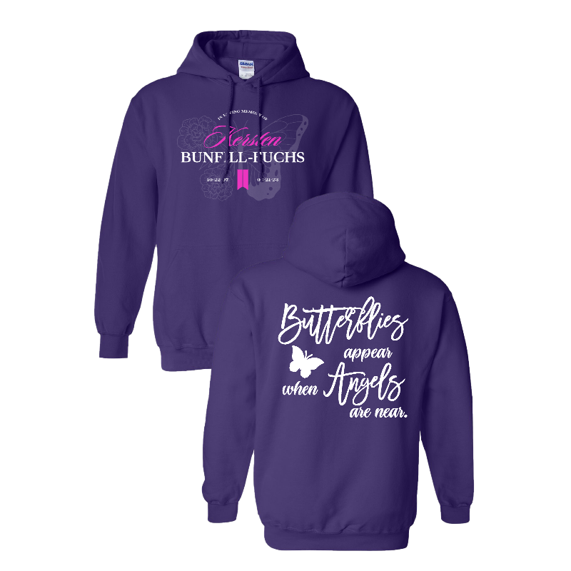 Gildan 18500B Youth Hoodie - Purple 