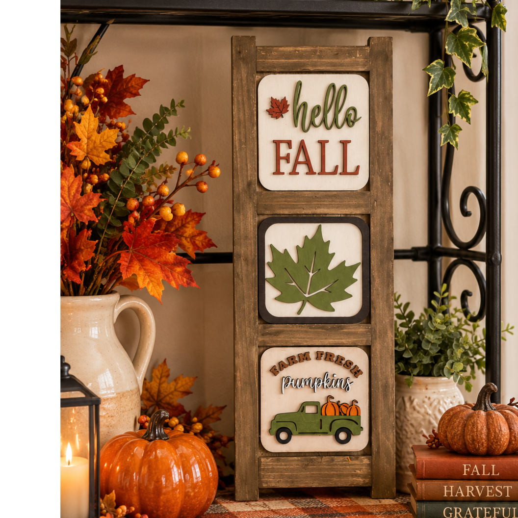 Hello Fall Ladder Insert Set