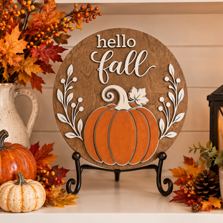 Hello Fall Sign 