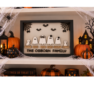 My Ghost Family Personalized Framed 