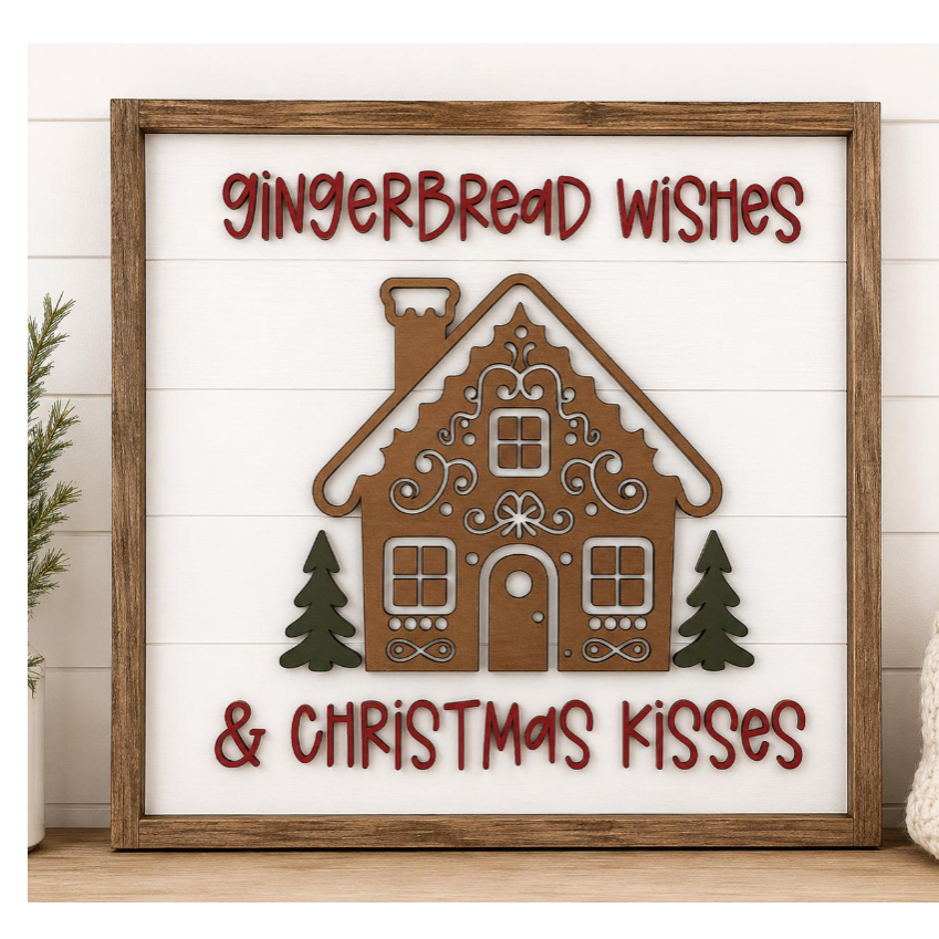 Gingerbread Wishes & Kisses House