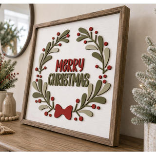Merry Christmas Wreath