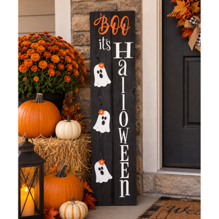 "Ghost" porch sign 12" x 48"