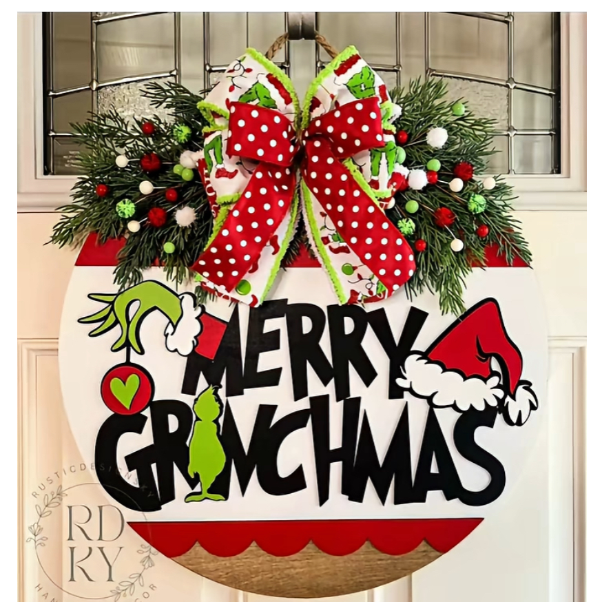 Merry Grinchmas Sign