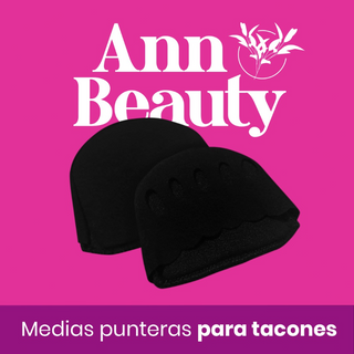 Medias Punteras Para Tacones Color Negro