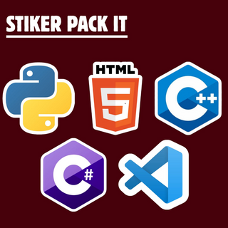 Sticker Satuan Tema IT 