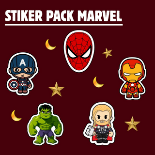 Sticker Satuan Tema Marvel
