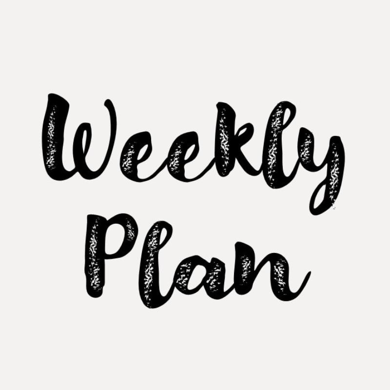 Weekly Plan(7 days)