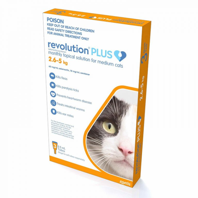 CAT: Revolution Plus (3 Month Supply)