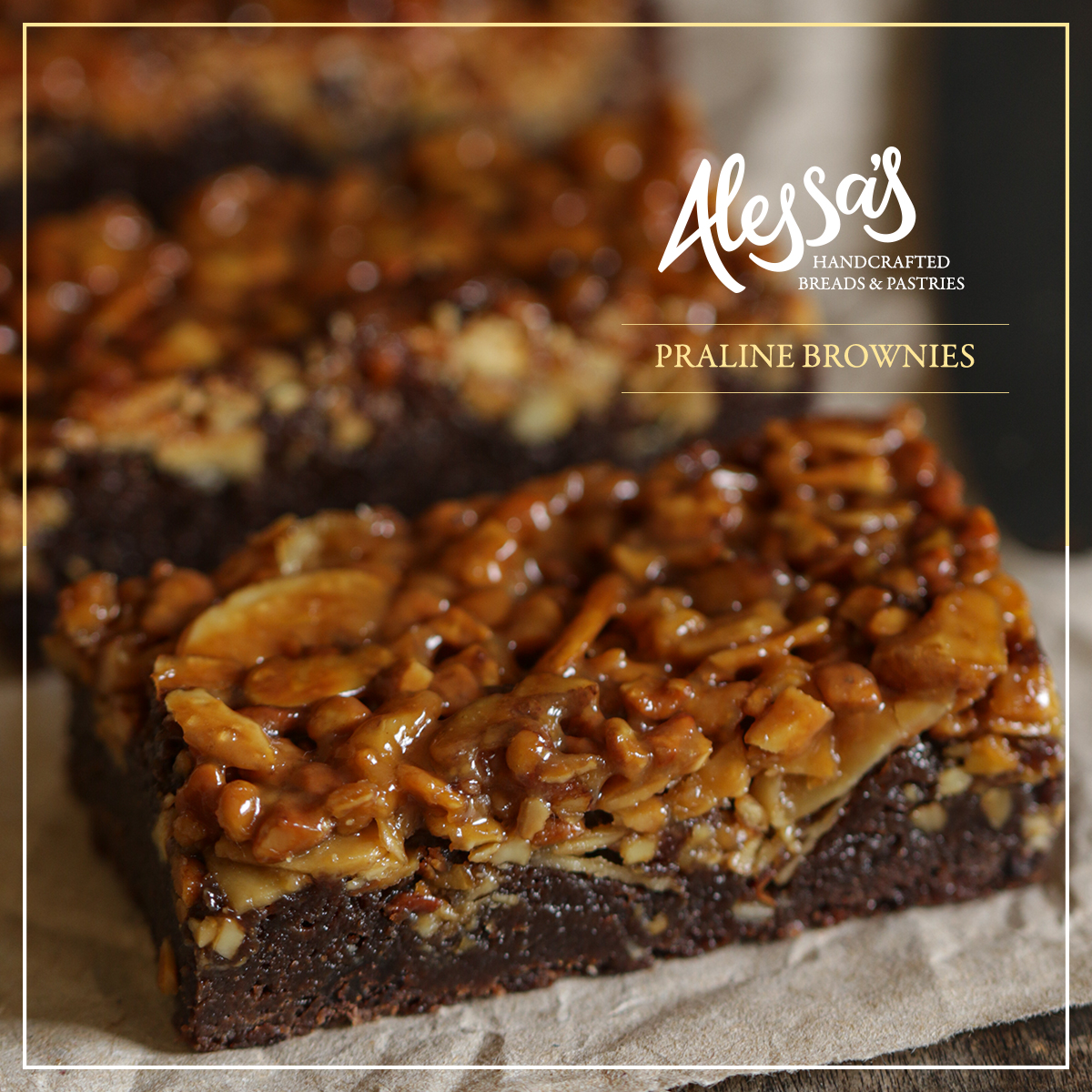 Praline Brownies Box of 12 Main Image