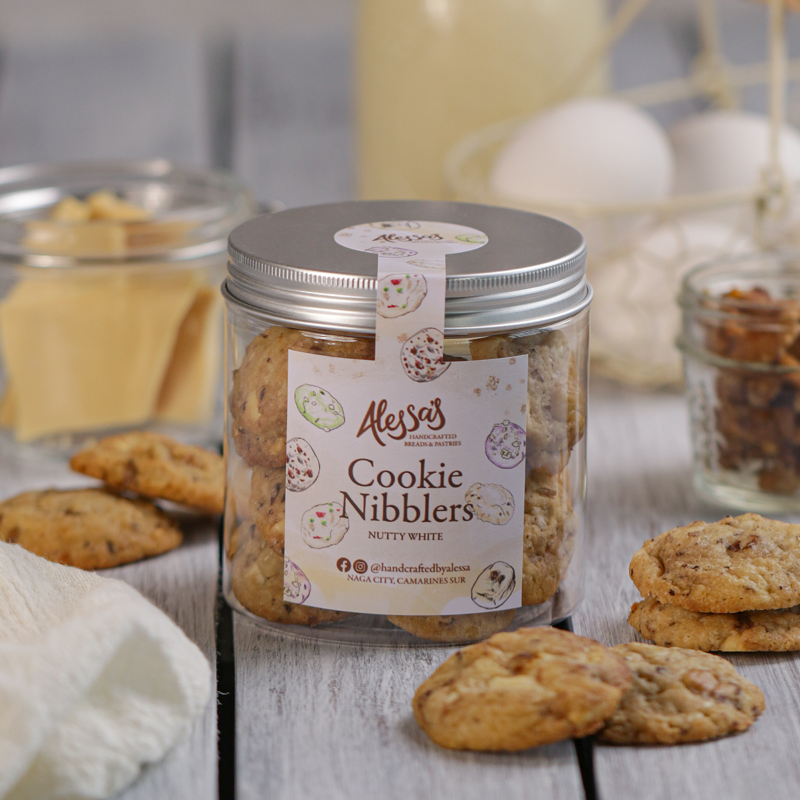 Nutty White Cookie Nibblers Main Image