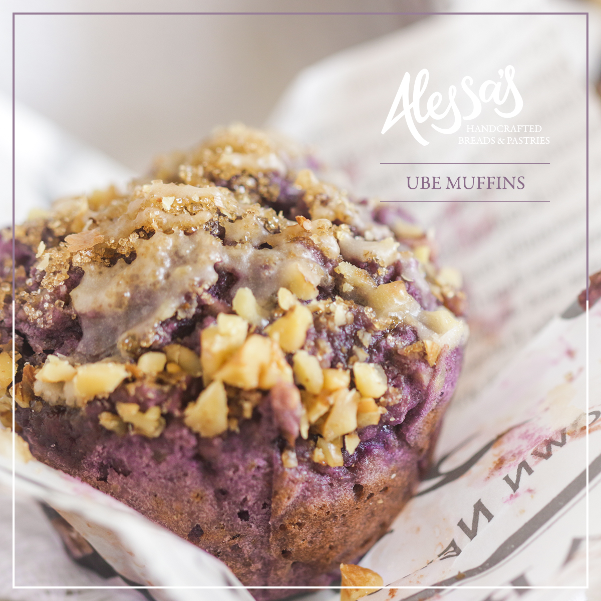 Ube Muffins Box of 12 Main Image