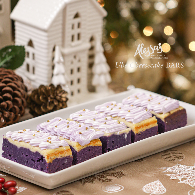 NEW Ube Cheesecake Bars Box of 12