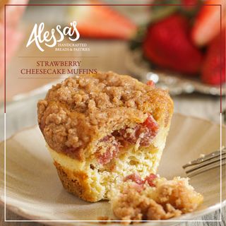 Strawberry Cheesecake Muffin Box of 12