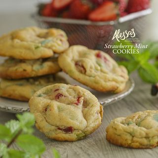 Strawberry Mint Cookies Box of 12