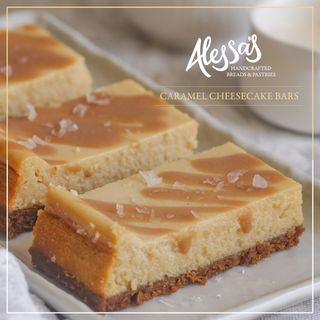 Caramel Cheesecake Bars Box of 18