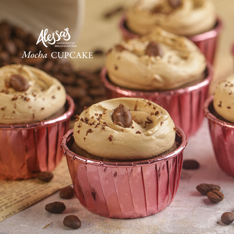 NEW Mocha Cupcake Box of 12 Main Image