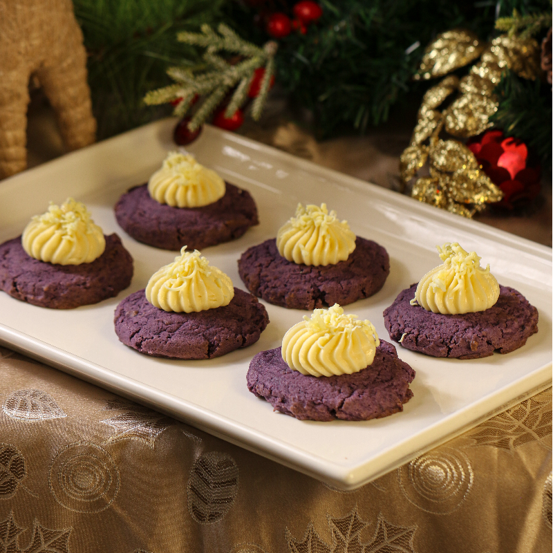 Ube Cheesecake Frookies (One Dozen)