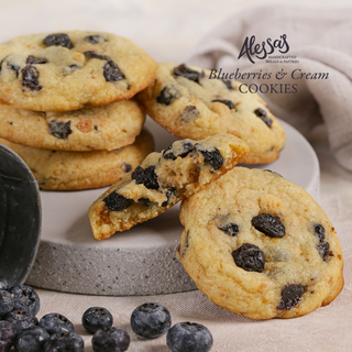 Blueberries & Cream Cookies Box of 12