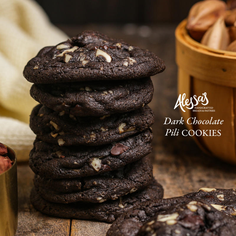 NEW Dark Chocolate Pili Cookies Main Image