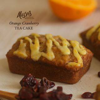 Orange and Cranberry Tea Cake Box of 14