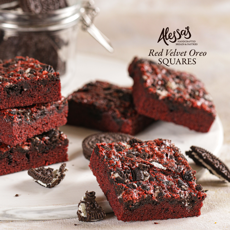 NEW Red Velvet Oreo Squares Box of 12 Main Image