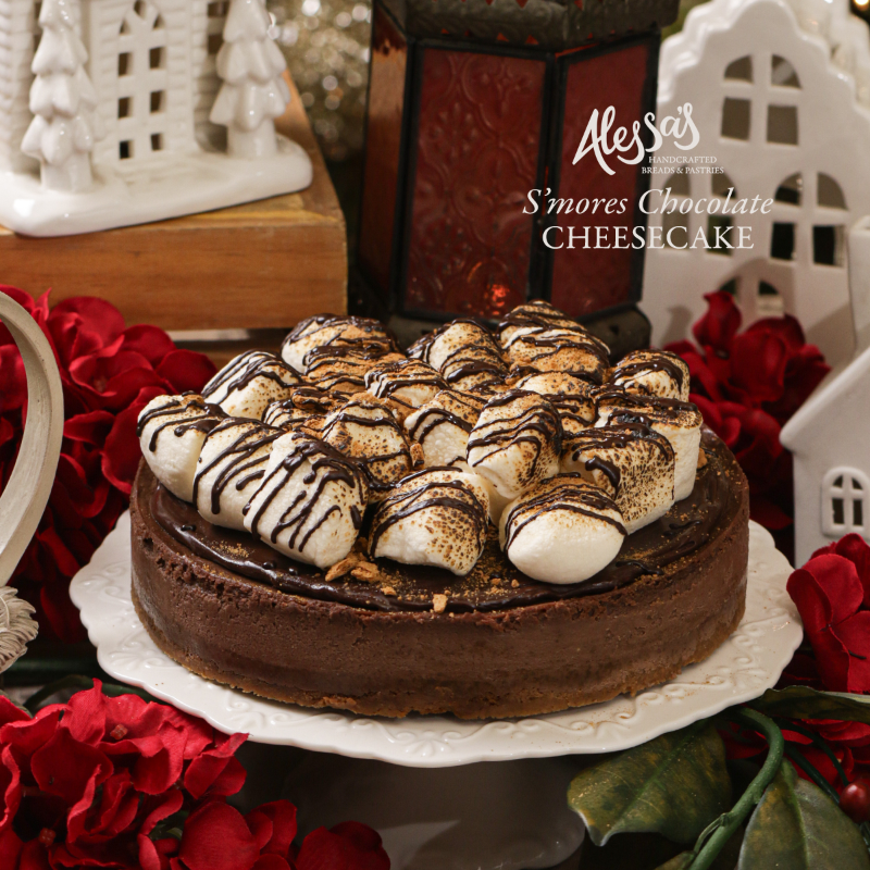 S'mores Chocolate Cheesecake