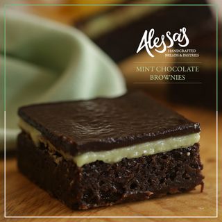 Mint Chocolate Brownies Box of 12