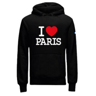 SWT067 - SWEAT I LOVE PARIS BLACK