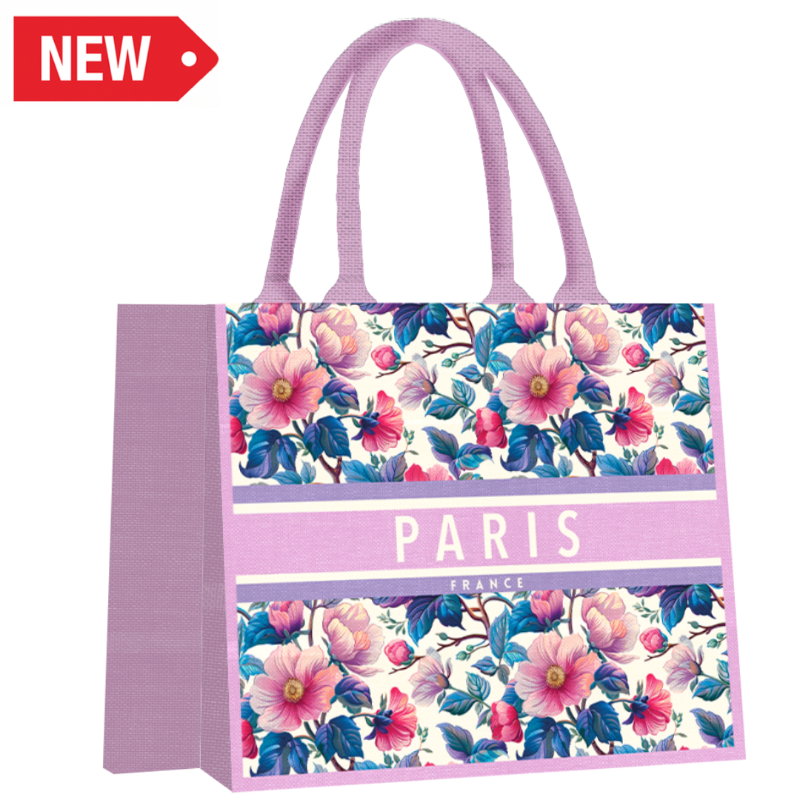 SAC029 - SAC CABAS PARIS FLEURS #9245