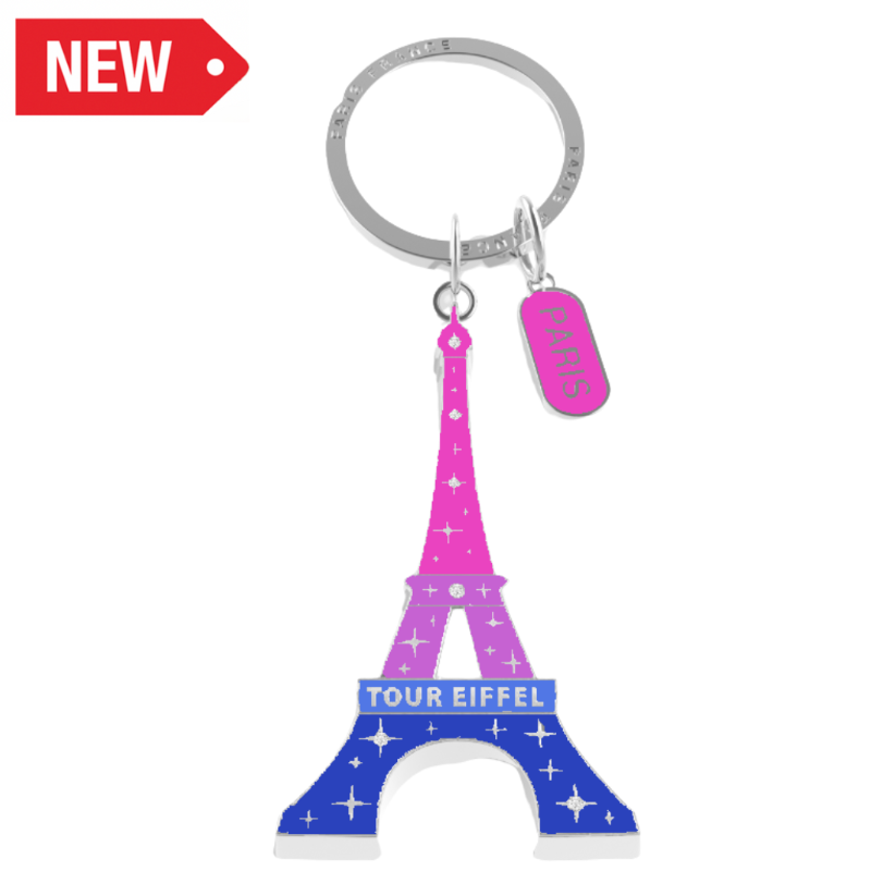 PCC141 - PORTECLE TOUR EIFFEL RAINBOW3 #8095