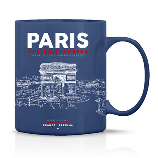MUG128 - MUG STANDARD PARIS ARC BLEU #0012