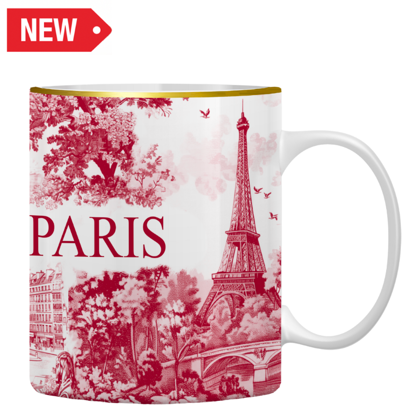 MUG107 - MUG STANDARD TOILE DE JOUY BORDEAUX #9191