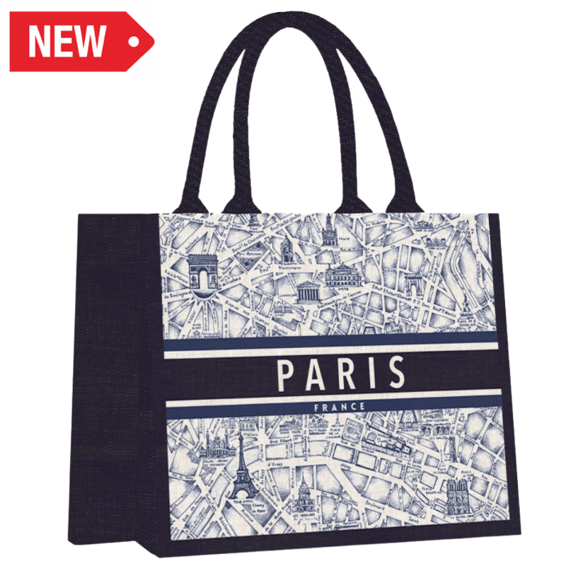 SAC034 - SAC CABAS PARIS CARTE BLEU #9283