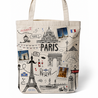 TOT010 - TOTE BAG POLA PARIS #6930