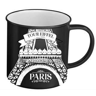 MUG059 - MUG RETRO GM TOUR EIFFEL NOIR #7050