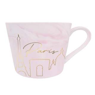 MUG131 - MUG MARBRE PARIS SKYLINE ROSE #9931